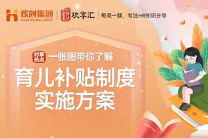 歡享匯 | 帶你了解育兒補貼制度實施方案